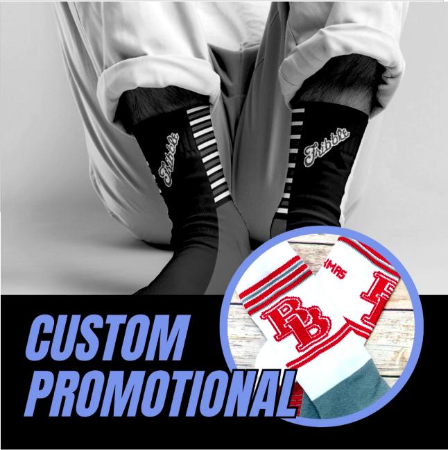 Custom Promotional Logo Socks