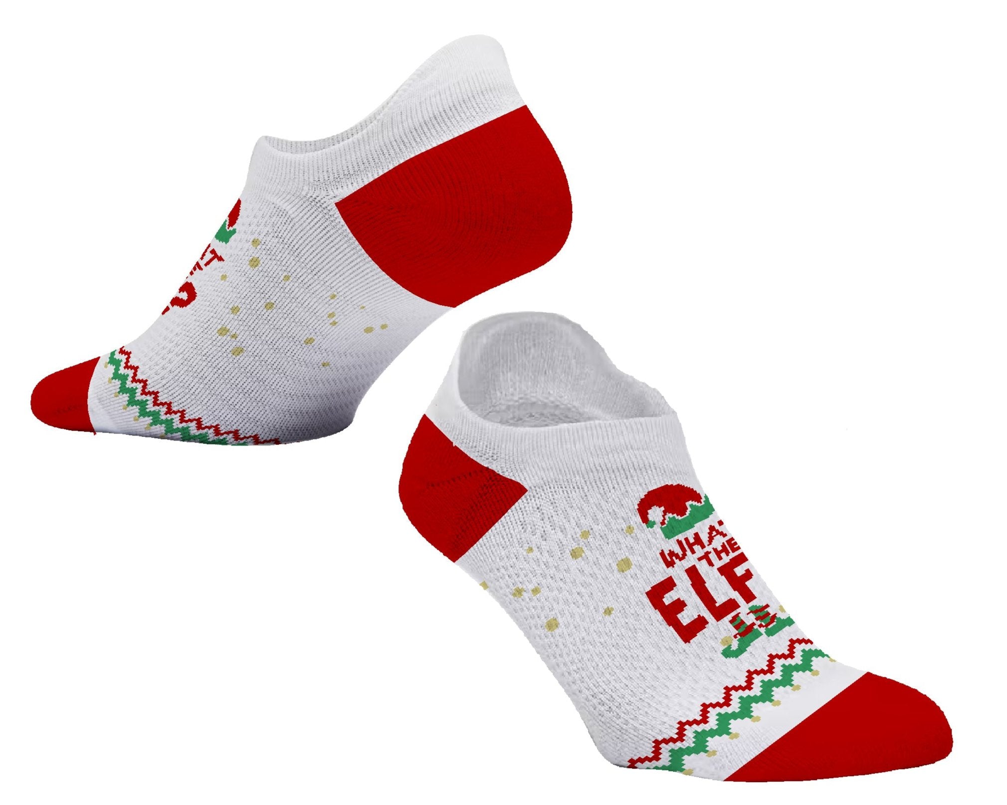 Custom WHAT the ELF? Holiday Ankle Socks