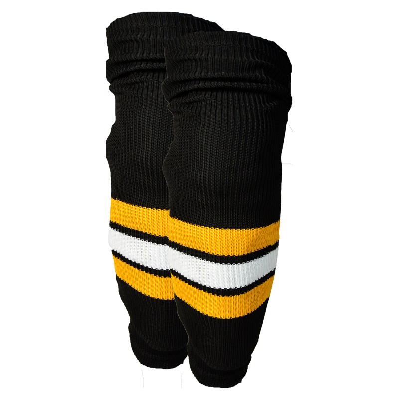 Pearsox Pro Weight Knit Ice Hockey Socks - Boston (Black, Gold or White)