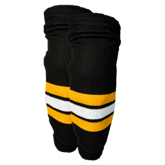 Pearsox Pro Weight Knit Ice Hockey Socks - Boston (Black, Gold or White)