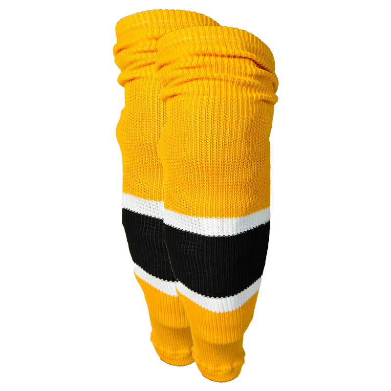 Pearsox Pro Weight Knit Ice Hockey Socks - Boston (Black, Gold or White)