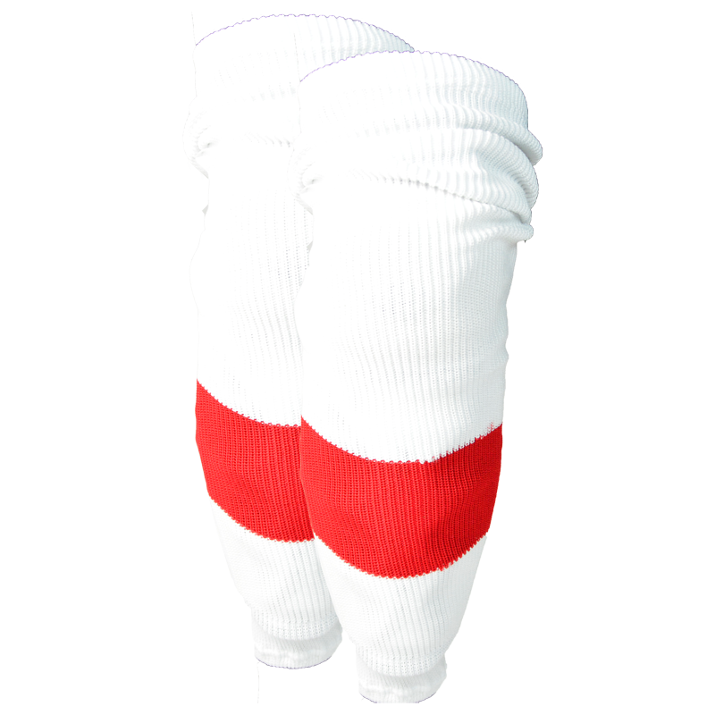 PearSox Pro Weight Knit Hockey Socks - Detroit (Red or White)