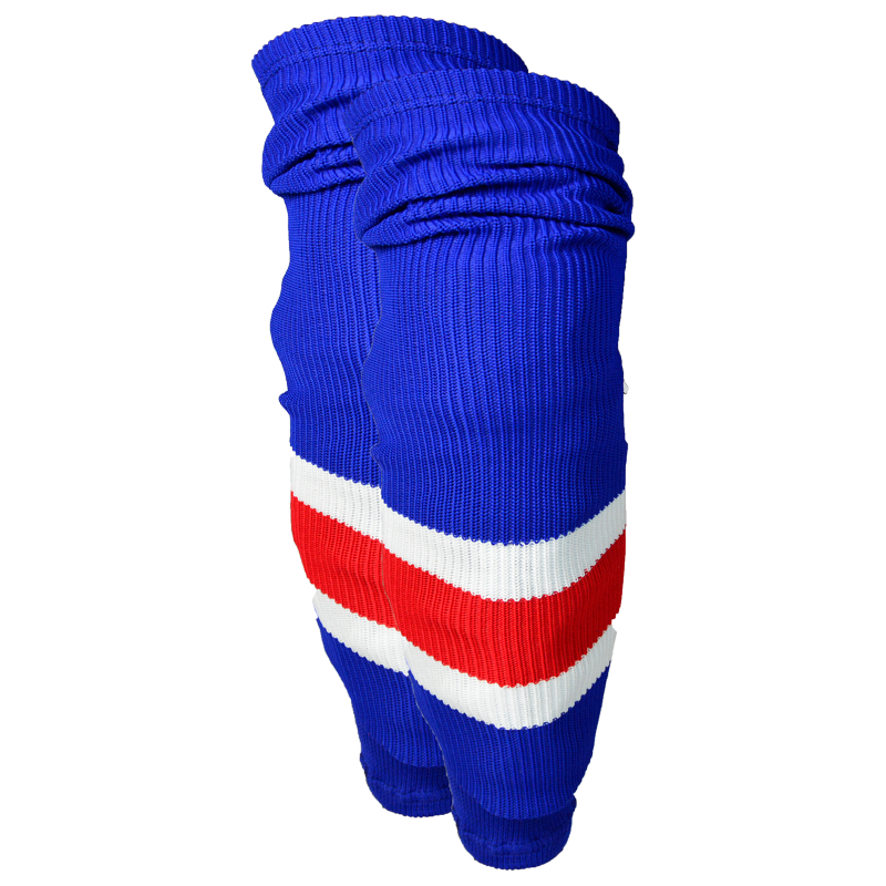 Pearsox Pro Weight Knit Ice Hockey Socks - Rangers (Royal or White)