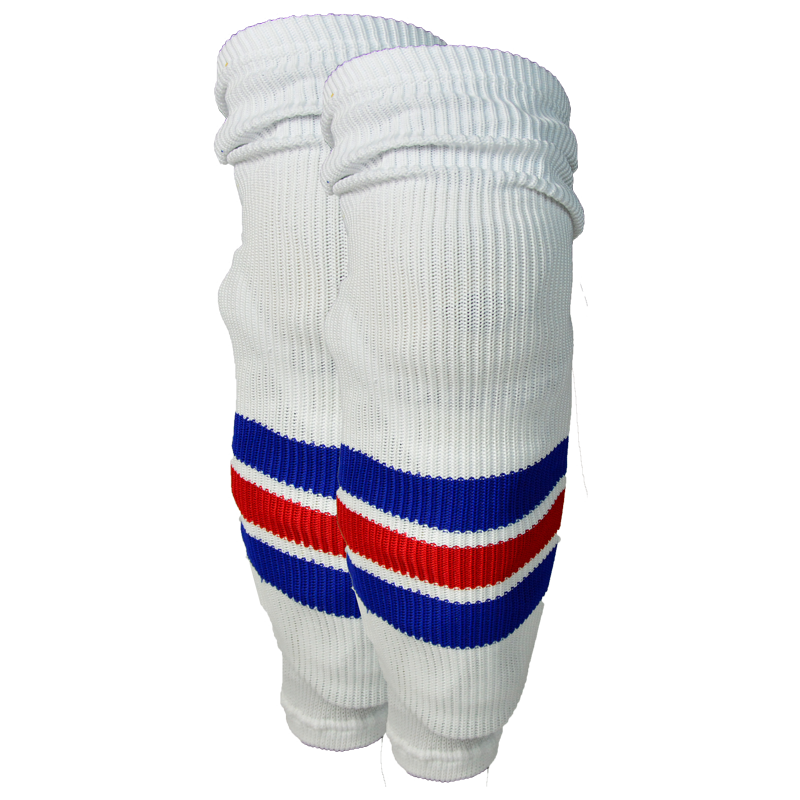 Pearsox Pro Weight Knit Ice Hockey Socks - Rangers (Royal or White)